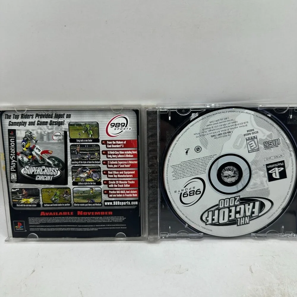 NHL FaceOff 2000 - Black Label Playstation 1 1999 989 Sports Rated E-Everyone